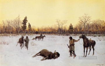 西インド先住民のヘンリー・ファーニーのラッキーショット Oil Paintings